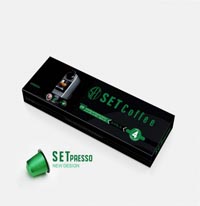 قهوه کپسولی SETpresso سازگار با دستگاه نسپرسو